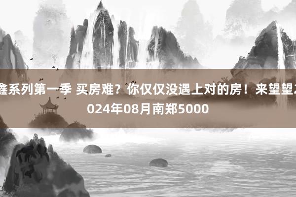 鑫系列第一季 买房难？你仅仅没遇上对的房！来望望2024年08月南郑5000