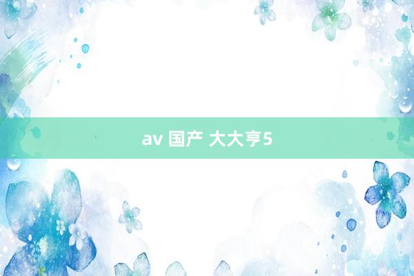 av 国产 大大亨5