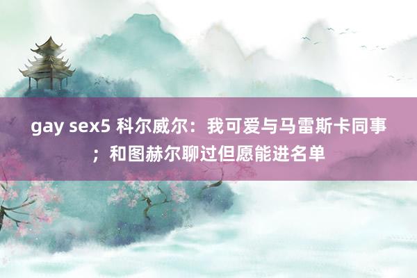 gay sex5 科尔威尔：我可爱与马雷斯卡同事；和图赫尔聊过但愿能进名单