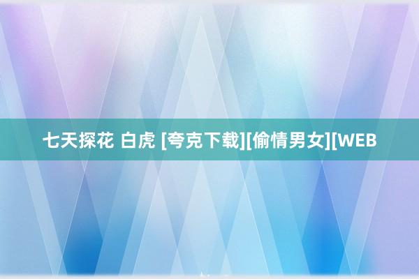七天探花 白虎 [夸克下载][偷情男女][WEB
